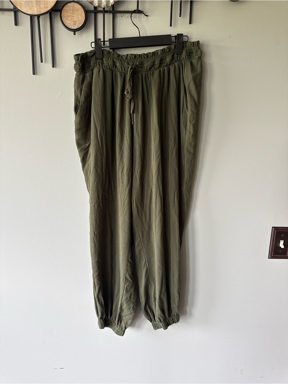 torrid Olive Drawstring Jogger Pants